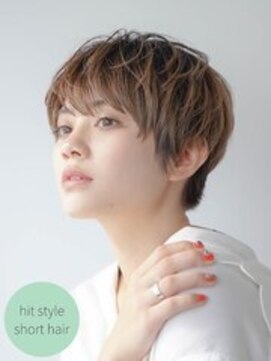 ワン 川崎(ONE) オリーブベージュ/ウェットヘア /レイヤーカット /川崎