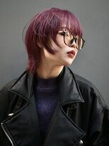 エアー 銀座(air)&nbsp;ワインレッド/ダブルカラー/ブリーチ/ハイトーン