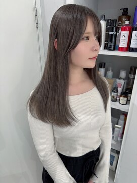 シー ヘアデザイン(see hair design) グレージュ/ブリーチ/ダブルカラー/レイヤーカット/カラー