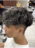Men’s/フェザーパーマ/サーフカール/ニュアンスデザイン