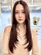 韓国アイドルみたいな『憧れくびれレイヤー』にチャレンジ！［前髪カット/ダブルカラー/ボブ/韓国］