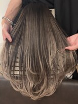 ヘアールーチェ(Hair Luce)&nbsp;ハイライトカラーミルクティーベージュケアブリーチダブルカラー