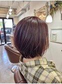 ツヤ感あふれる大人ショートボブ