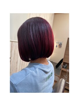 ブリーチ無しレッド