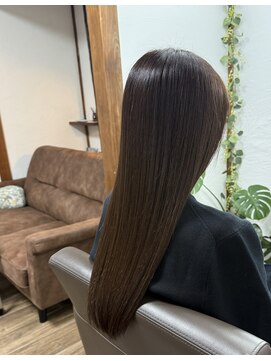 カラー×髪質改善アプトグロストリートメント