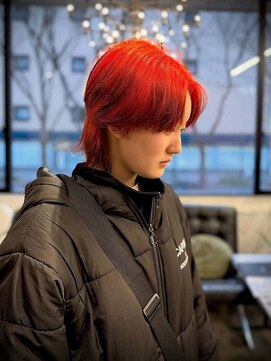 ディーカヘアーセンダイ(Di KA HAIR sendai) オレンジ×ブラウンルーツ