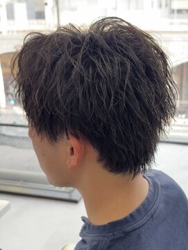 ゴート(GOATO) ツイストスパイラルパーマ マッシュ 鹿児島メンズ