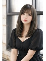 ワゴンバイアフロート(Wagon by afloat)&nbsp;セミロング20代30代ストレートレイヤー前髪なし前髪あり池袋