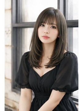 ワゴンバイアフロート(Wagon by afloat) セミロング20代30代ストレートレイヤー前髪なし前髪あり池袋