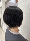 ショートボブ【髪質改善縮毛矯正/脱白髪染め／浦和駅】