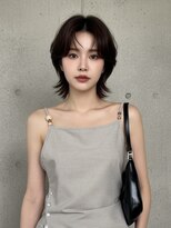 エイチ ウルフカット 大阪梅田(811)&nbsp;フェイスフレーミングネオウルフくびれボブウルフパーマミニボブ