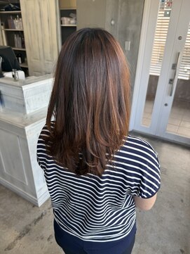 チャプター 那覇店(chapter) 軽く見せるには、縮毛矯正&レイヤーカット!