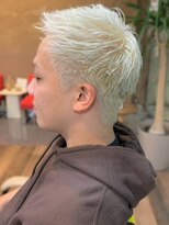 美容室 スタイルエキシティ(STYLE EKI CITY)&nbsp;ハイトーン ブリーチ ホワイト スパイキーショート