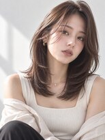 ラベスト キョウト 京都 四条烏丸店(LOVEST KYOTO)&nbsp;小顔見えひし形ミディアムレイヤー