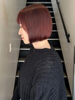 オリ(oli)&nbsp;ミニボブ×ワインレッド