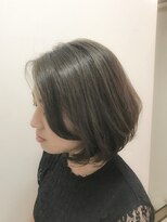 パティオンツー(PATIONN2)&nbsp;レイヤーボブハニーヘアマーメイドアッシュスタイル