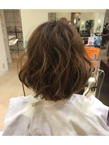 ヘアーメイクポリッシュ 大久保店 ゆるふわボブ