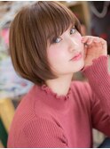 *+COVER HAIR+*…斜めバングで前下がりボブc