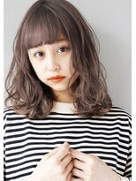 ヘアサロンガリカアオヤマ(hair salon Gallica aoyama)&nbsp;『 グレージュ ＆ 毛束感 』デジタルパーマ で無造作スタイル ☆