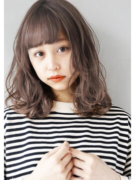 ヘアサロンガリカアオヤマ(hair salon Gallica aoyama) 『 グレージュ ＆ 毛束感 』デジタルパーマ で無造作スタイル ☆
