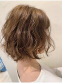 メルティカラー/似合わせカット/ウェーブミディアム/湘南台