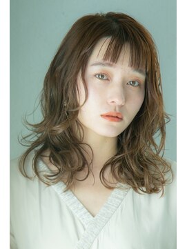 ロンド 表参道店(Lond) 【倉崎涼】ゆるふわパーマで可愛いセミディレイヤー