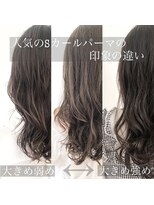 チョビー 銀座(chobii)&nbsp;グレージュ/デジタルパーマ/結べる/鎖骨/跳ねない/くびれ/高柳