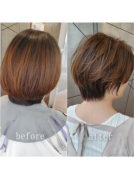 アイル(I'll) 【Hair Make I`ll 奈良】 ビフォーアフター