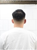 七三オールバックツイストパーマかき上げヘアコンマヘア3