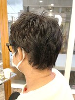 ヘッズ 本八幡店(HEADS)&nbsp;メンズショート　マッシュ　センターパート　メンズパーマ