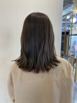大人かきあげくびれレイヤーミディアム