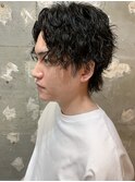 センターパートツイストスパイラルパーマツイストパーマ札幌大通