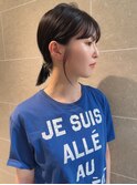  20代30代40代丸みショートボブマッシュ前下がりレイヤー