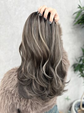 アルドーレ(Ardore) コントラスト極ハイライト☆グレーベージュ