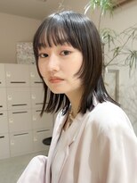 ヒビヲ(HIBIO) ショートボブタッセルボブ切りっぱなしボブハイトーンカラー韓国