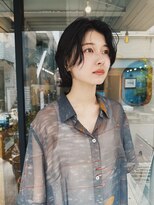 ヒュージ 三軒茶屋(huge)&nbsp;ニュアンスが可愛いパーマ/ショートヘア/レイヤーボブ