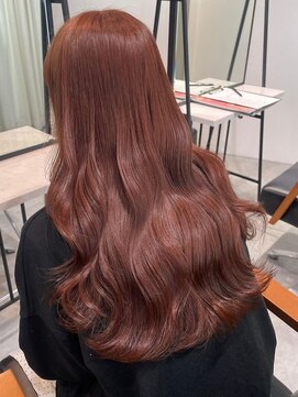 フォルテ プリモ 焼津 藤枝(FORTE PRIMO) デザインカラー/韓国風小顔レイヤーカット/ベビーピンク