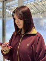 アース 高円寺店(HAIR & MAKE EARTH)&nbsp;ワインレッド♪