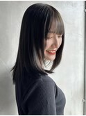 髪質改善×透明感ダークグレージュ