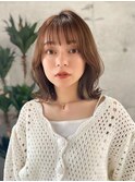 20代30代40代小顔似合わせカットイメチェン前髪こなれミディ