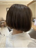 ナチュラル可愛いミニボブ/サッと乾かすだけの楽ちんスタイル