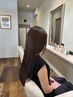 カット+セクションコントロールストレート+炭酸泉ケア￥22770→￥17500