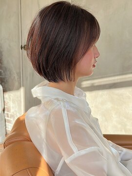 アフロート ルヴア(AFLOAT RUVUA) みねスタイル♪ 前下がり ひし形 ショートボブ 30代 40代 50代