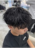 熊本メンズパーマ 波巻き ツイスパ MEN'S HAIR
