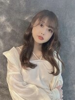 ルフレ 新宿本店1st(Reflet)&nbsp;プルエクステで可愛い巻き髪ロング