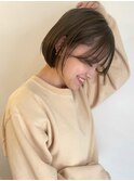 ミニボブ／ベージュ／オリーブベージュ