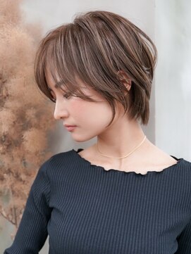 ギークス(GEEKS) 【GEEKS渋谷】ボブウルフ/ハイライト/冬カラー/20代30代/透明感