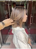 白髪ぼかしバレイヤージュ