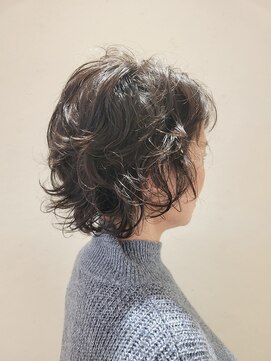 松本平太郎美容室 吉祥寺パートファイブ(PART5) 40代50代60代×ショートレイヤー×クリープパーマ