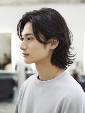 ニュアンスパーマ/フェザーパーマ/メンズカット/サーフヘア